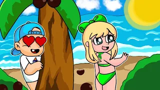 ¡ESPIÓ A MI MEJOR AMIGA EN LA PLAYA! 😱😳 ¿ME DESCUBRE? 😲PECHOCHIN MINECRAFT ROLEPLAY.