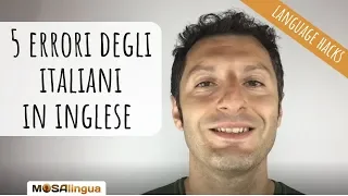 Top 5 degli errori di pronuncia inglese degli italiani !