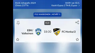 EBK/valkoinen - FC Honka/2