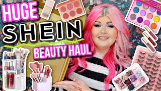 HUGE SHEIN BEAUTY HAUL! | Makeup, Nails, Storage & Organization + MORE