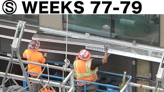 Construction time-lapses with closeups (compilation): Weeks 77 to 79 of the Ⓢ-series