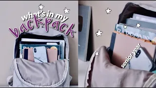 BACK TO SCHOOL What's In My Backpack 2019 ☆ Senior Year