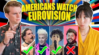 Eurovision 2021 Reaction: Americans Watch 4 First Time (Italy, France, UK & more)