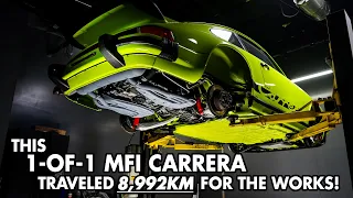 Unique Color 1-of-1 Porsche Carrera MFI traveled 8,992km and gets THE WORKS!