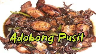 Adobong Pusit - Lumyagan | Lutong Bahay Recipe - Panlasang Pinoy