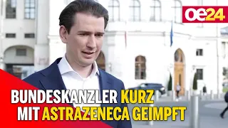 Bundeskanzler Kurz mit AstraZeneca geimpft