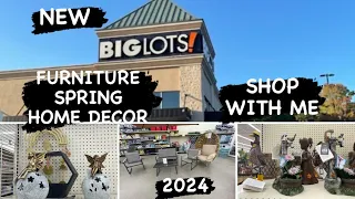 BIG LOTS *NEW* FURNITURE SPRING HOME DECOR 2024 | SHOP WITH ME 2024