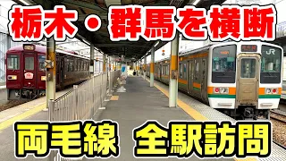 【栃木→群馬】東武線エリアを横断、両毛線を全駅訪問