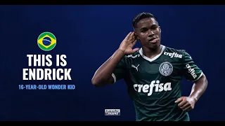 This is the Brazilian wonder kid Endrick Real Madrid wants to sign from Palmeiras for €60M 😳 🇧🇷