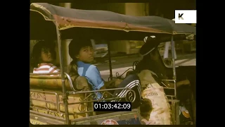 Driving POVs Through Bangkok, 1970s Thailand, 35mm