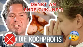 Kantinenfraß! - Das ist keine Bulette, das ist ein Baseball! | Die Kochprofis - Einsatz am Herd