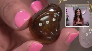 Aura by Paige Novick Gem & Diamond Sterling Silver Necklace on QVC