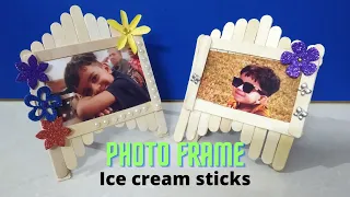 DIY Photo Frame | Ice cream sticks photo frame