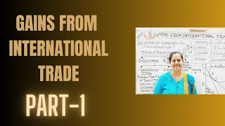 Gains From International Trade | Gains From International Trade (Part - 1)