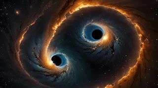 Massive collision of black holes took place in ancient space.