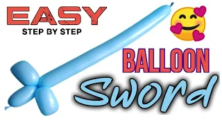 How to make a model balloon sword | Easy balloon sword for kids | Modelling balloon tutorial |