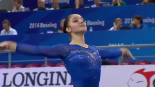 Aliya Mustafina - World Championships 2014 FX EF