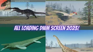 All Dwm loading screen 2023 | Roblox | Dinosaur world mobile