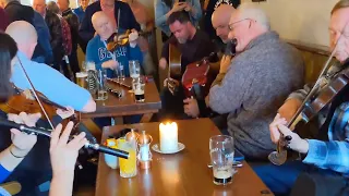 Traditional Irish Music Session at Vaughan's in Kilfenora.