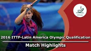 2016 Latin America Olympic Qualification Highlights: Paula Medina vs Gremlis Arvelo