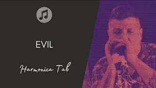 🎶 Evil - Blues Classic (Harmonica Tab - Tablatura de Gaita)