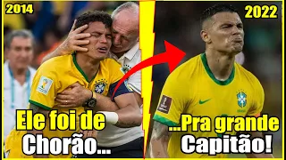 THIAGO SILVA FOI O ESCOLHIDO POR TITE COMO CAPITÃO DA SELEÇÃO BRASILEIRA - E FALOU DO CHORO EM 2014