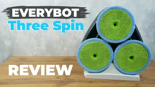 EVERYBOT Three Spin Robot Mop: REVIEW & TEST✅ How does it wipe off the stains?!