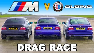 I Drag Raced a BMW M5 E39 v Alpinas!