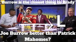 Skip Bayless thinks Joe Burrow is better than Patrick Mahomes 👀👀👀