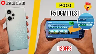 Poco F5 120FPS Pubg Test, Heating and Battery Test | Best Phone Under ₹30,000 😍