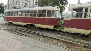 Общественный транспорт Екатеринбурга, Трамваи Tatra T3SU, T6B5SU, ном. 71-405 и троллейбус ЗиУ-682Г