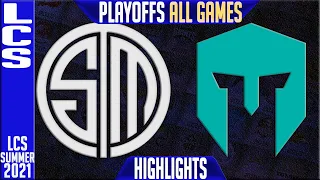 TSM vs IMT Highlights ALL GAMES | LCS Summer Playoffs Round 2 | Team Solomid vs Immortals