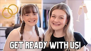 Get Ready With Me: Featuring My Little Sister!! 💒👰🏼‍♀️💍