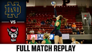 Notre Dame vs. NC State Full Match Replay | 2023 ACC Volleyball