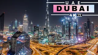 DUBAI 4K- UNITED ARAB EMIRATE, FROM DESERT TO SKY SCRAPERS  IN 50 YEARS BY 2021, amazing view