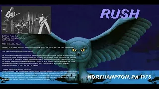RUSH Live March 1975 Roxy Theater West Hampton, PA