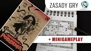 Jak grać w KIESZONKOWE PODZIEMIA || Zasady gry +minigameplay  || Instrukcja video | Lucky Duck Games