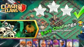 Easily 3 Stars The Pumpkin Graveyard Challenge 🎃 (Clash Of Clan⚔️)