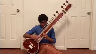 A sitar recital - Rabindra sangeet based on raag Desh by Aupal Mondal