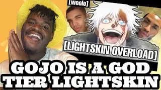 GOJO : THE MAX PRESTIEGE LIGHTSKIN (too much rizz) - @olawoolo | REACTION #olawoolo #makavelitv