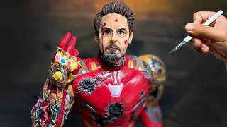 Iron Man - Tony Stark (Robert Downey Jr.) made from polymer clay