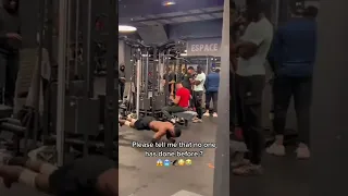 gym fail - this guy is making a fool of himself