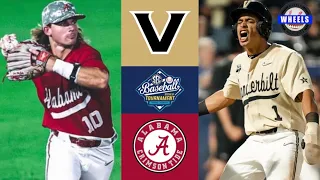 #4 Vanderbilt vs #9 Alabama | SEC Tournament Elimination Game | 2023 College Baseball Highlights