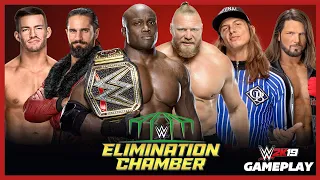 DOMINATION! - Elimination Chamber WWE Championship Match - WWE 2K19 Gameplay