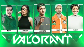 LA GAME DE TROP ! ► VALORANT Ft. SQUEEZIE, HELYDIA, FLAMBY & KOTEI