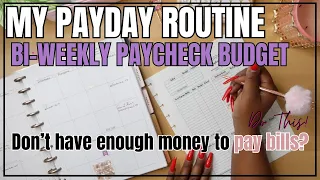 BI-WEEKLY PAYCHECK BUDGET | HOW TO PAY BILLS WHEN YOU DO NOT HAVE ENOUGH MONEY