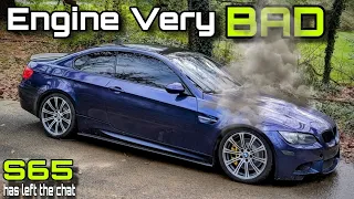 My E92 M3 EXPLODED! S65 Total Engine Failure