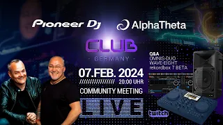 AlphaTheta / Pioneer DJ Club | Community Livestream | Support für rekordbox  | #81