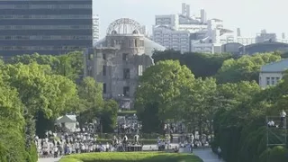 Hiroshima recuerda los 72 años de la bomba con llamamiento al desarme nuclear