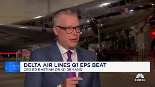 Delta Air Lines CEO Ed Bastian on Q1 EPS beat: There's more opportunity ahead